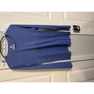 ADAR Universal Long Sleeve Top Medium Blue 413
